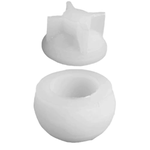 Kerzenhalterform Weihnachten mit Deckel Silikon, Weihnachtskugel-Kerzengefäße Harzform für Betonzement DIY Bastelkerzenformen Silikongussform Weihnachtskerzenformen Kerzenhalterform Weihnachten mit Deckel Silikon, Weihnachtskugel-Kerzengefäße Harzform für Betonzement DIY Bastelkerzenformen Silikongussform Weihnachtskerzenformen von HoveeLuty