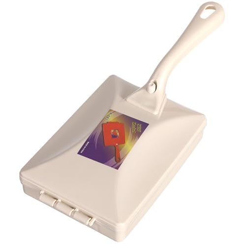 Krümelkehrer, 4 x 10 Zoll, Hand-Krümelbürste mit 2 Bürstenwalzen und Innenbehälter, ergonomischer PP-Krümelfänger, Reinigungskrümeler für Tisch, Bett, Sofa, Teppich, Teppichkehrer, Tisch-Krümelkehrer Krümelkehrer, 4 x 10 Zoll, Hand-Krümelbürste mit 2 Bürstenwalzen und Innenbehälter, ergonomischer PP-Krümelfänger, Reinigungskrümeler für Tisch, Bett, Sofa, Teppich, Teppichkehrer, Tisch-Krümelkehrer von HoveeLuty