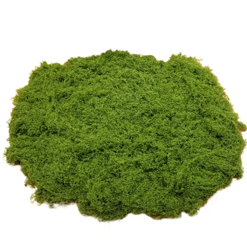Kunstmoos, 50 g, künstliches Moos aus Kunststoff, realistisch aussehendes Kunstmoos, künstliche grüne Flechtenpflanzen zum Basteln von Blumentöpfen, Garten- und Terrassendekoration, hellgrünes Kunstmo von HoveeLuty