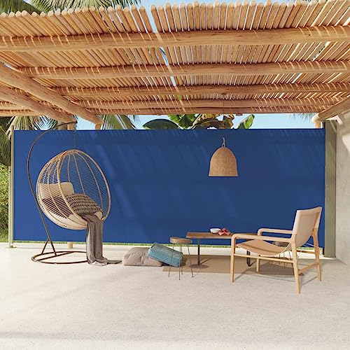 Hovothy 200x600 cm Seitenmarkise Ausziehbar Blau Sichtschutz Balkon Schlichte Sichtschutz Garten Stilvolle Terrassen Sichtschutz Automatische Rückrollfunktion Windschutz Regenschutz Sonnenschutz Hovothy 200x600 cm Seitenmarkise Ausziehbar Blau Sichtschutz Balkon Schlichte Sichtschutz Garten Stilvolle Terrassen Sichtschutz Automatische Rückrollfunktion Windschutz Regenschutz Sonnenschutz von Hovothy