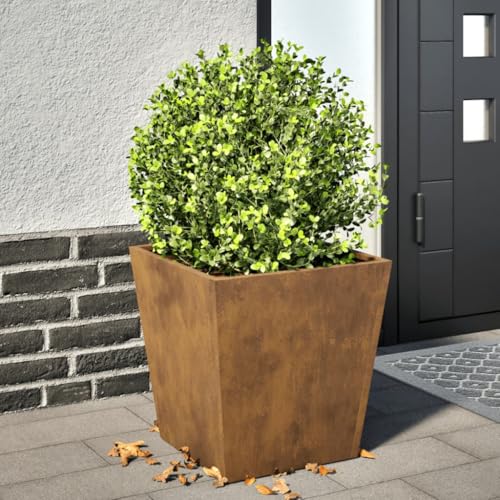 Hovothy Pflanzkübel Blumenkasten Pflanztopf Kräuterbeet Blumenkübel für Balkon Pflanzenbeet Pflanzbeet Anzuchtbeet Pflanzenkübel Garten Pflanzkasten Braun 40x40x40 cm Cortenstahl Hovothy Pflanzkübel Blumenkasten Pflanztopf Kräuterbeet Blumenkübel für Balkon Pflanzenbeet Pflanzbeet Anzuchtbeet Pflanzenkübel Garten Pflanzkasten Braun 40x40x40 cm Cortenstahl von Hovothy