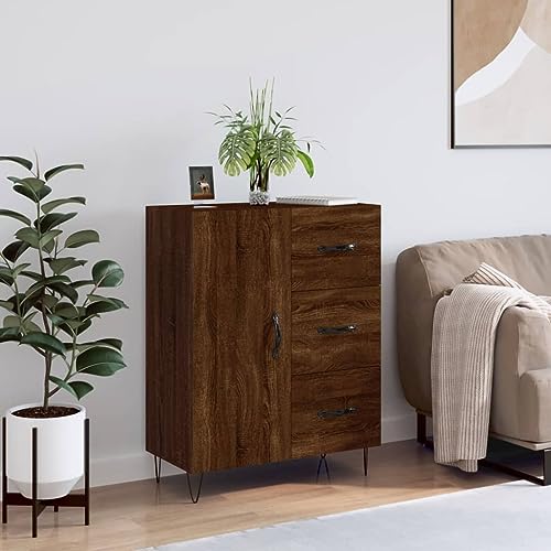 Hovothy Sideboard Vitrinenschrank Aufbewahrungsschrank Platzsparendes Design Multifunktionale Möbel Inneneinrichtung Braun Eichen-Optik 69,5x34x90 cm Hovothy Sideboard Vitrinenschrank Aufbewahrungsschrank Platzsparendes Design Multifunktionale Möbel Inneneinrichtung Braun Eichen-Optik 69,5x34x90 cm von Hovothy