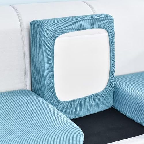 Hovoto Sofa Sitzkissenbezug, Sofa Sitzkissenbezug Stretch, Elastischer Kissenbezüge, Husse Überzug Bezug Für Sofa Sitzkissen, rutschfest Stoff Tartan, Seeblau, Extra 2 Seater Hovoto Sofa Sitzkissenbezug, Sofa Sitzkissenbezug Stretch, Elastischer Kissenbezüge, Husse Überzug Bezug Für Sofa Sitzkissen, rutschfest Stoff Tartan, Seeblau, Extra 2 Seater von Hovoto