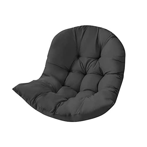 Kissen für Hängesessel, Hängesesselkissen, Hängestuhl Kissen Auflage, Hängende Ei Schaukel Sitzkissen, Hängekorb Ersatzkissen, Swing Chair Cushion, Schaukelstuhlkissen für Garten, Schwarz von Hovoto