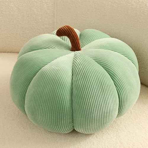 Kürbis Kissen, Pumpkin Plush Floor Cushion, Schlafzimmer Dekoration, Halloween Kürbis Deko Kissen, Home Decoration, Gefüllte Spielzeuge, Grün, 20cm Kürbis Kissen, Pumpkin Plush Floor Cushion, Schlafzimmer Dekoration, Halloween Kürbis Deko Kissen, Home Decoration, Gefüllte Spielzeuge, Grün, 20cm von Hovoto