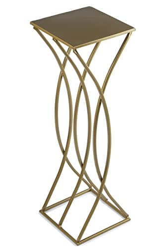 HowHomely Blumenständer Metall Gold 75 cm Hoch - Solider und Robuster Blumenhocker Metall - Pflanzenständer mit Eleganter Form für die Dekoration in Wohnzimmer HowHomely Blumenständer Metall Gold 75 cm Hoch - Solider und Robuster Blumenhocker Metall - Pflanzenständer mit Eleganter Form für die Dekoration in Wohnzimmer von HowHomely