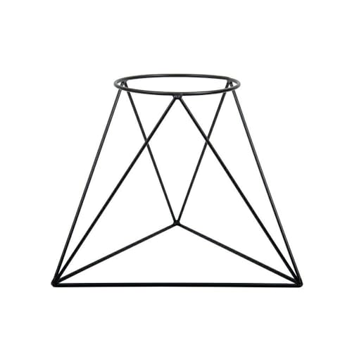 HowHomely Blumenständer Metall | Schwarz Pflanzenständer 40 cm Hoch für Töpfe mit 24 cm Ø | Solider und Minimalistischer Blumentopfhalter für die Innendekoration von HowHomely