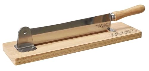 HowHomely | Brotmesser mit Holzunterlage – Messer mit Schneidebrett für Brot, Küchenmesser mit Holzbrett, praktisches Küchenzubehör von HowHomely