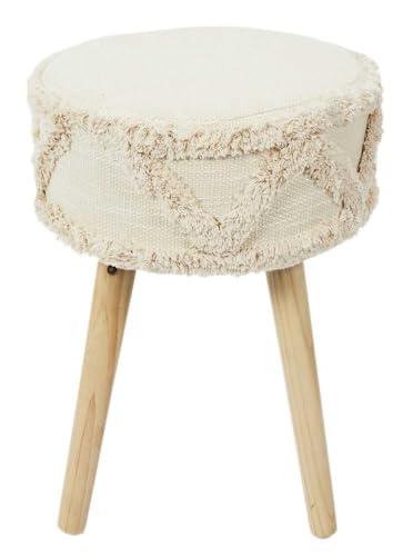 HowHomely Hocker Schemel Sitzhocker 30x41 cm aus Holz in Beige – Boho Küchenhocker Deko Stuhl – rustikaler Sitzhocker für Wohnzimmer, Flur, Schlafzimmer, Bad HowHomely Hocker Schemel Sitzhocker 30x41 cm aus Holz in Beige – Boho Küchenhocker Deko Stuhl – rustikaler Sitzhocker für Wohnzimmer, Flur, Schlafzimmer, Bad von HowHomely