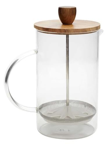 HowHomely Kaffeebereiter Glas Kaffeekocher NATURO 850 ml Espressokanne Kaffee – French Press Kaffeekanne mit Holzgriff – manuelle Kaffeemaschine aus Glas – für Filterkaffee Espresso Cold Brew HowHomely Kaffeebereiter Glas Kaffeekocher NATURO 850 ml Espressokanne Kaffee – French Press Kaffeekanne mit Holzgriff – manuelle Kaffeemaschine aus Glas – für Filterkaffee Espresso Cold Brew von HowHomely