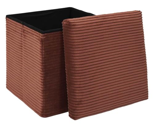 HowHomely Pouf Hocker Sitzhocker Puff mit Stauraum 38x38x38 cm rot Aufbewahrungsbox faltbar gepolstertideal für Wohnzimmer Schlafzimmer Flur Büro Diele HowHomely Pouf Hocker Sitzhocker Puff mit Stauraum 38x38x38 cm rot Aufbewahrungsbox faltbar gepolstertideal für Wohnzimmer Schlafzimmer Flur Büro Diele von HowHomely