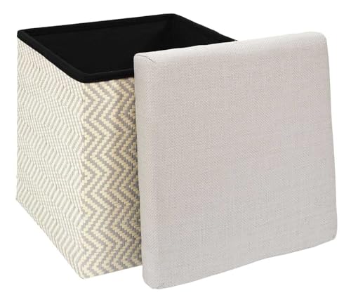HowHomely Pouffe Puff Sitzhocker Bodenkissen Sitzkissen 38x38x38 cm Beige-Grau – moderner Hocker mit Stauraum für Wohnzimmer, Schlafzimmer, Flur oder Kinderzimmer – kompakt & vielseitig HowHomely Pouffe Puff Sitzhocker Bodenkissen Sitzkissen 38x38x38 cm Beige-Grau – moderner Hocker mit Stauraum für Wohnzimmer, Schlafzimmer, Flur oder Kinderzimmer – kompakt & vielseitig von HowHomely