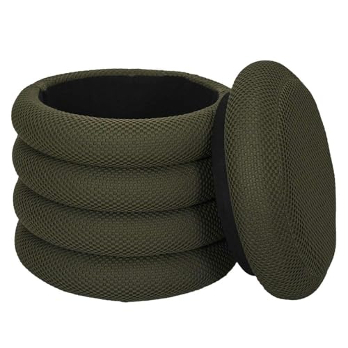 HowHomely Pouffe mit Stauraum | Puff 37x37x42 cm | grün Hocker mit Aufbewahrungsbox | Sitzhocker ideal für Wohnzimmer Büro Diele Schlafzimmer Flur HowHomely Pouffe mit Stauraum | Puff 37x37x42 cm | grün Hocker mit Aufbewahrungsbox | Sitzhocker ideal für Wohnzimmer Büro Diele Schlafzimmer Flur von HowHomely