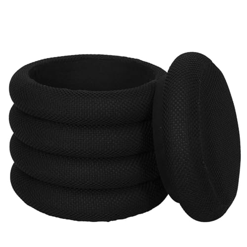 HowHomely Sitzhocker mit Stauraum | Pouffe 37x37x42 cm | schwarz Puff mit Aufbewahrungsbox | Hocker ideal für Wohnzimmer Büro Diele Schlafzimmer Flur HowHomely Sitzhocker mit Stauraum | Pouffe 37x37x42 cm | schwarz Puff mit Aufbewahrungsbox | Hocker ideal für Wohnzimmer Büro Diele Schlafzimmer Flur von HowHomely