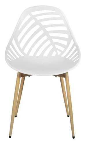 HowHomely Stuhl Esszimmerstuhl Gartenstuhl 86x52x49 cm weiß Balkonstuhl Hocker Küchenstuhl Sitzmöbel modern bequem stabil für Wohnzimmer Terrasse Büro HowHomely Stuhl Esszimmerstuhl Gartenstuhl 86x52x49 cm weiß Balkonstuhl Hocker Küchenstuhl Sitzmöbel modern bequem stabil für Wohnzimmer Terrasse Büro von HowHomely