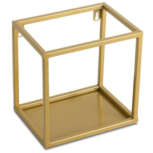 HowHomely Wandregal Metall Gold 20 x 20 x 15 cm Moderne Wandregale | Loft Hängeregal für Wanddeko Wohnzimmer Schlafzimmer Bad Café Büro und Hotel HowHomely Wandregal Metall Gold 20 x 20 x 15 cm Moderne Wandregale | Loft Hängeregal für Wanddeko Wohnzimmer Schlafzimmer Bad Café Büro und Hotel von HowHomely