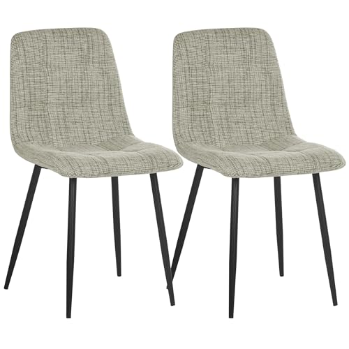 HowHomely hellbraune Esszimmerstühle|2-er Set Stühle|gepolsterter Stuhl mit Metallbeinen|moderner Esszimmerstuhl 88x45x54 cm|ergonomisch Küchenstuhl HowHomely hellbraune Esszimmerstühle|2-er Set Stühle|gepolsterter Stuhl mit Metallbeinen|moderner Esszimmerstuhl 88x45x54 cm|ergonomisch Küchenstuhl von HowHomely