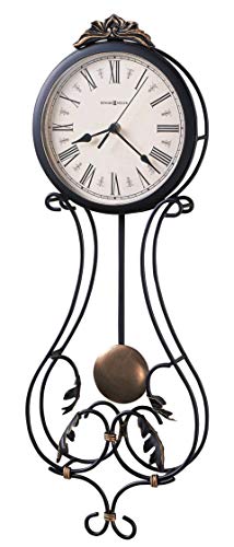 Howard Miller Wanduhr Peacock II anthrazit von Howard Miller