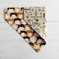 Friends Crowd Cotton Wendehalsband Hundehalstuch/Neues Hunde Accessoire Accessoire Katzenhalstuch von HowlGear