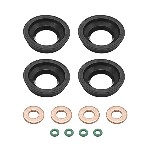 Fuel Injector Seals Kit,Injector Bolts Kit,Injector Seal Washer O-Ringe for Transit MK7 2.2 2.4 3.2 TDCI von Hoypeyfiy