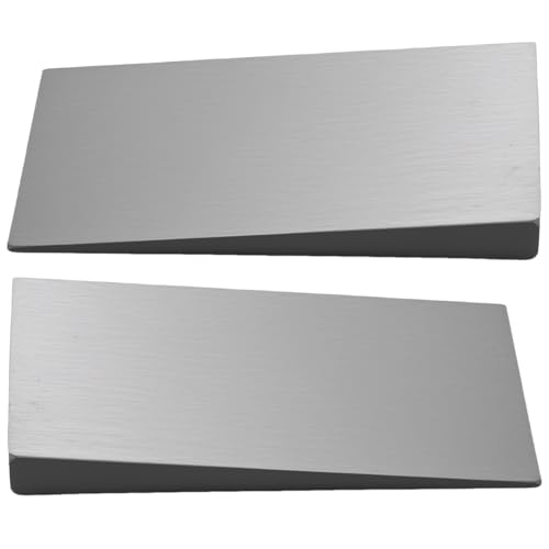 Hoypeyfiy 2 Stück Edelstahl Flanschkeil, Metallkeile korrosionsbeständig extrem stark langlebig Spreizflansche Dreieck Werkzeug Schweißkeil von Hoypeyfiy