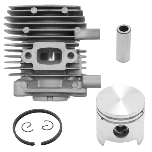 Hoypeyfiy 4140-020-1202 34 mm Zylinderkolben-Set, Ersatz für Stihl BG45 BG45C BG46 BG46DZ BG46Z BG85C BG55 BG55C BG65 BG65DZ BG65-Z BG85 BR45C FS38, ersetzt 4140 020 1202 von Hoypeyfiy
