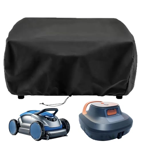 Hozaenwa Automatische Poolreiniger Abdeckung - Staubgeschützte Poolstaubsauger Abdeckung - Robuster Caddy-Schutz für Außenbereich und Garten von Hozaenwa
