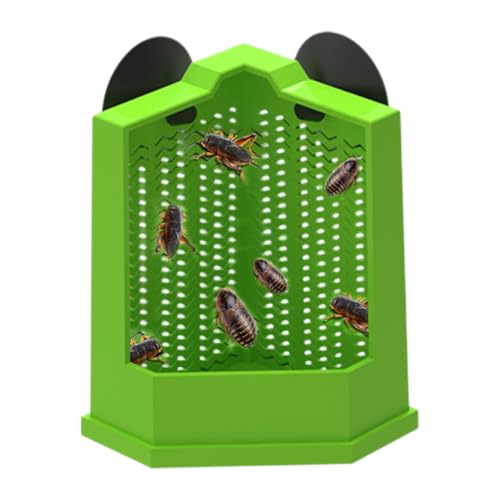 Hozaenwa Bartagamen Futter Napf | Saugnapf Einsiedlerkrebs Futterschale Gecko Futterautomat | Anti Flucht Kletter Futterbehälter Für Terrarium Züchter Anfänger Halter | Landschildkröte von Hozaenwa