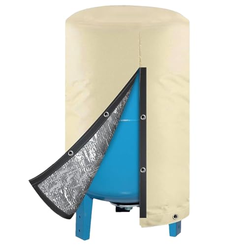 Hozaenwa Druckbehälterabdeckung | Frostschutz Wasserpumpenschutz | Winterfeste Drucktank Schutzhaube für Garten Terrasse Außenbereich Pool Camping Hinterhof von Hozaenwa
