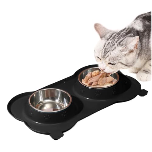 Hozaenwa Hundefutternäpfe - Auslaufsicheres Katzenfutter Und Wassernapf Set,Abnehmbarer Futternapf Für Kleine Mittelgroße Große Hunde Katzen - Für Kleine Mittelgroße Große Hunde Katzen Innenbereich Hozaenwa Hundefutternäpfe - Auslaufsicheres Katzenfutter Und Wassernapf Set,Abnehmbarer Futternapf Für Kleine Mittelgroße Große Hunde Katzen - Für Kleine Mittelgroße Große Hunde Katzen Innenbereich von Hozaenwa