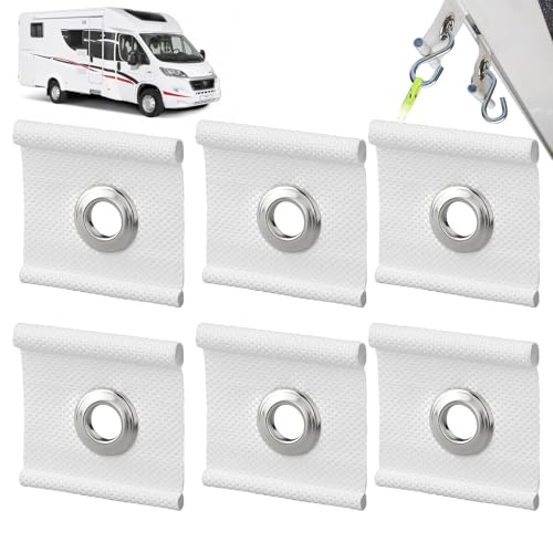 Hozaenwa Kederstreifen für Kederschienen, Kederhaken, Paspelösen, Robuste Paspelbänder, Ösenbesatz, geeignet für 5–6 mm/7–8 mm Paspelschienen, Wohnmobile, Gartenpartys Hozaenwa Kederstreifen für Kederschienen, Kederhaken, Paspelösen, Robuste Paspelbänder, Ösenbesatz, geeignet für 5–6 mm/7–8 mm Paspelschienen, Wohnmobile, Gartenpartys von Hozaenwa
