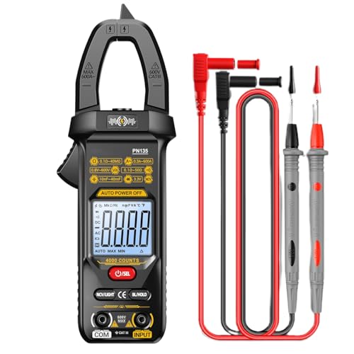 Hozaenwa Stromzange,Intelligenter AC Tester 4000 Messwerten - Intelligente Digitalanzeige Zange für Elektriker DC AC Spannung Electrical Automotive Haushalt Hozaenwa Stromzange,Intelligenter AC Tester 4000 Messwerten - Intelligente Digitalanzeige Zange für Elektriker DC AC Spannung Electrical Automotive Haushalt von Hozaenwa