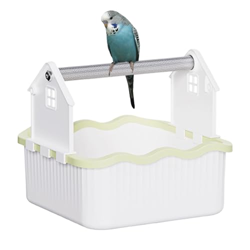 Hozaenwa Tischvogelstange - Tisch Trainingsspielplatz,Vogel Schreibtischkäfig Spielständer Für Unzertrennliche Sittiche Finken von Hozaenwa
