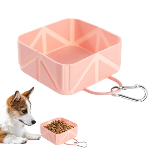 Hozaenwa Tragbare Hundeschüssel - Klappbarer Futterbehälter Für Haustiere,500ml Futterbehälter Für Spaziergang Wandern Camping Auto Boot Outdoor Aktivitäten Reisen Hozaenwa Tragbare Hundeschüssel - Klappbarer Futterbehälter Für Haustiere,500ml Futterbehälter Für Spaziergang Wandern Camping Auto Boot Outdoor Aktivitäten Reisen von Hozaenwa