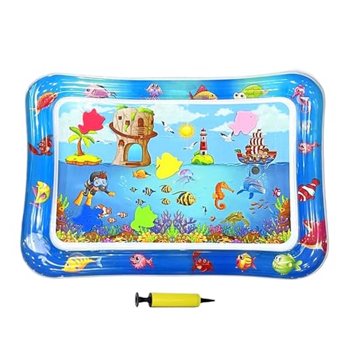 Hozaenwa Wassermatte Für Katzen,66x47 cm Aufblasbare Wasser Sinnesmatte | Kühlendes Rutschfestes Pad Mit Kratzfläche Für Kätzchen Und Welpen Innen- Und Außenbereich Hozaenwa Wassermatte Für Katzen,66x47 cm Aufblasbare Wasser Sinnesmatte | Kühlendes Rutschfestes Pad Mit Kratzfläche Für Kätzchen Und Welpen Innen- Und Außenbereich von Hozaenwa