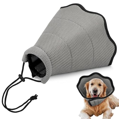 Hozaenwa Weicher Schutzkragen für Hunde | Verstellbarer Anti-Leck-Kragen für Haustiere zur Genesung | Bequemer Schutz Beißschutz | Drinnen Draußen Wohnung von Hozaenwa