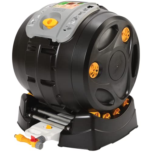 HOZELOCK - Easymix 2in1 Komposter: Rotierender Komposter mit 100 l Fassungsvermögen. Durch vermischen 3x schneller als herkömmliche Komposter (8 Wochen), Auffangbehälter für Kompostsaft [4001 0000] von Hozelock
