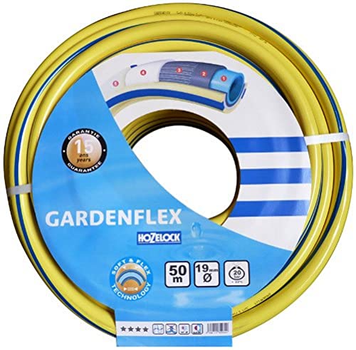 Hozelock 132932 Gardenflex Slauch gelb / blau (19 mm) 50 Meter von Hozelock