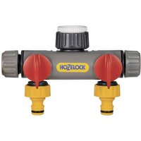 Hozelock 2252 0000 2-Wege-Verteiler 12 - 15mm (1/2 ) Ø mit Regulierventil von Hozelock