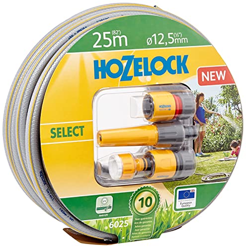Hozelock 25 m Select Schlauch Starter-Set mit 12,5 mm Durchmesser von Hozelock