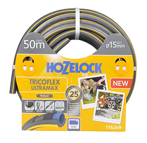 Hozelock 116249 50 m Tricoflex Ultramax Schlauch (15 mm Durchm.) von Hozelock