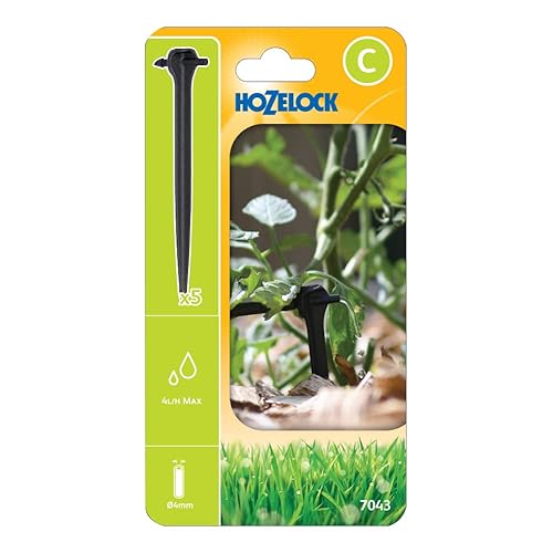 Hozelock Asta Inline-Tropfer auf kompensierter Druckspitze und fester Durchfluss, 12 Stück von Hozelock