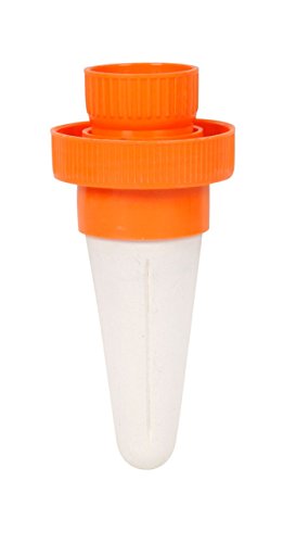 Hozelock Bewässerung klein Keramik Cones mit Kunststoff-Schraube Adapter – Orange, 4 Stück von Hozelock