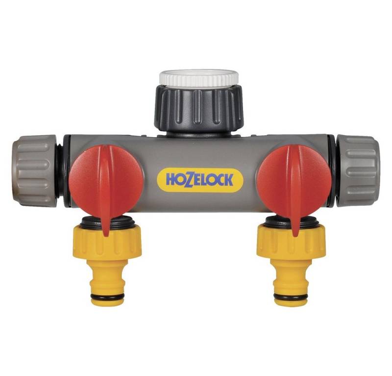 Hozelock Fontänenaufsatz Hozelock 2252 0000 2-Wege-Verteiler 12 - 15 mm (1/2) Ø mit Regulier von Hozelock