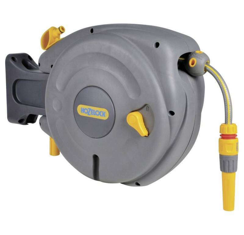 Hozelock Gartenschlauch Hozelock AutoReel 2485R0000 10 m 1 St. Grau, Gelb Gartenschlauchaufr von Hozelock