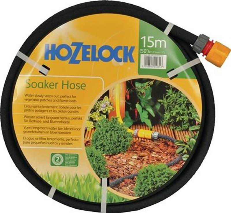 Hozelock Schlauch HOZELOCK 6762P0000 Sickerschlauch Länge 15 m Innen-Ø 12,5 mm Außen von Hozelock