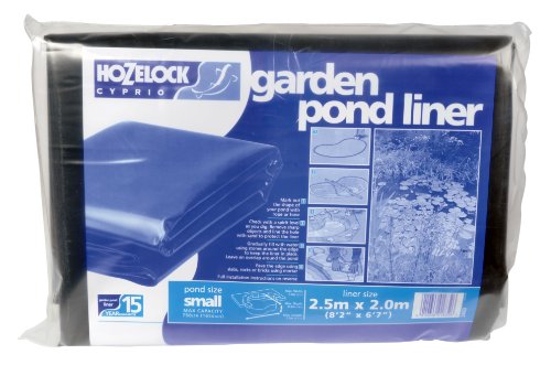 Hozelock Teichzubehör Fertigteichfolie, Schwarz, 2,5 x 2 Meter von Hozelock