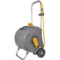 [NEUWERTIG] B-Ware Hozelock Compact Cart 2416 R0000 30m 1/2 Zoll Grau Gelb Gartenschlauchwagen Außen von Hozelock