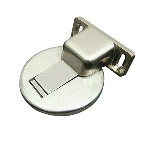 Mini Starke Magnetische Türstopper, Invisible Catch Anti-Kollision Punch Tür Saug Stop Türstopper für Haus Schlafzimmer Bürotüren (Silber) von Hozora