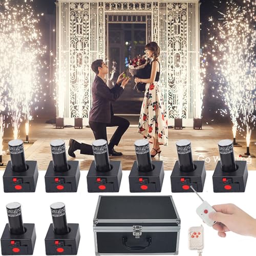 HpLNDas Cold Firework Igniter Machine, Mini Fountain Cold Fireworks Machine, Wireless Remote Control Wedding Sparkler Pyrotechnics System, 8 Piece Receiver, with Case HpLNDas Cold Firework Igniter Machine, Mini Fountain Cold Fireworks Machine, Wireless Remote Control Wedding Sparkler Pyrotechnics System, 8 Piece Receiver, with Case von HpLNDas